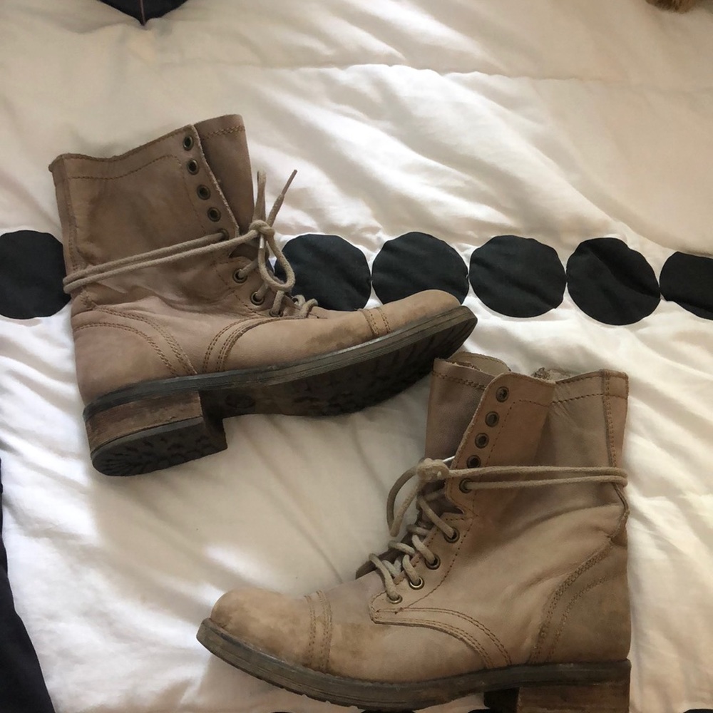 Steve madden combat boots